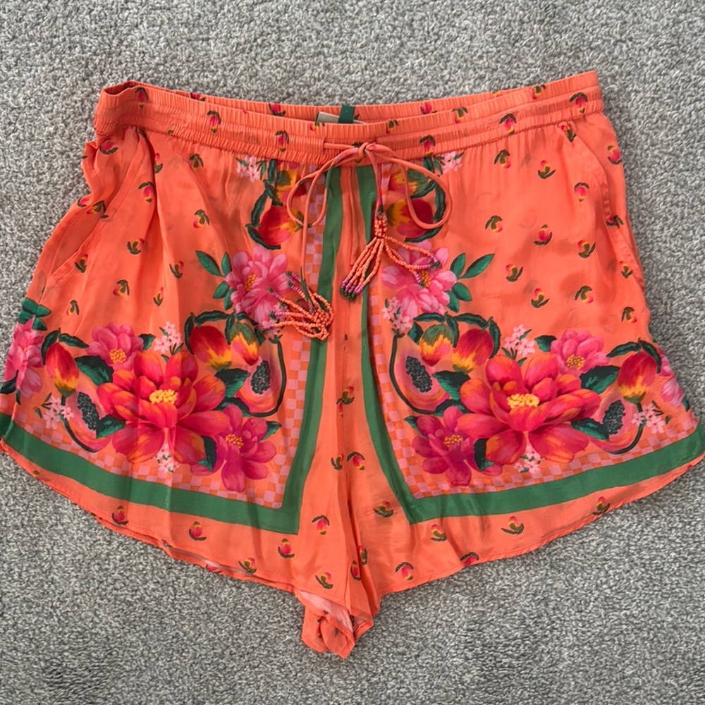 Farm Rio Floral Orange Women's Shorts